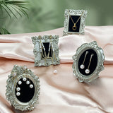 SYL Retro European Style Resin Photo Props Ins Photo Frame Earrings Background Photography Jewelry  Display