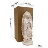 Our Lady of Guadalupe Religious Resin Sculpture Art Crafts Home Christmas Decorations Gifts Store