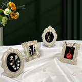 SYL Retro European Style Resin Photo Props Ins Photo Frame Earrings Background Photography Jewelry  Display