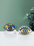 Modern Porcelain Art Deco Wedding Decoration Luxury Hotel Table Statue-Evil Eyes Creative New Style Gift