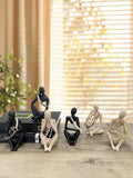 Nordic Hot Selling 3 Pcs Set of Home Decoration Abstract Figure Porch Living Room Decoration Resin Crafts
