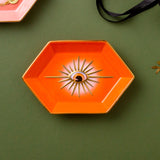 Europe Ceramic Jewelry Dish Cute Eye Plates Decoration Crafts for Home Trinket Small Ring Jewelry Display Tray Gold