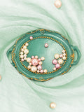 Creative Resin Display Tray Irregular Pattern Elegant Jewelry Necklace Earrings Ring Dish for Photo Props and Ornaments