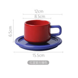 Ins Style Coffee Cup Retro European Style British Afternoon Tea Lady Style Ceramic Tea Cup and Saucer