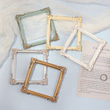 OEM Resin Frame Photo European Style Mini square Small Photo Frame Ornament Home Decor Gift