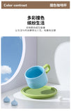 Ins Style Coffee Cup Retro European Style British Afternoon Tea Lady Style Ceramic Tea Cup and Saucer