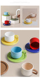Ins Style Coffee Cup Retro European Style British Afternoon Tea Lady Style Ceramic Tea Cup and Saucer