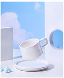 Ins Style Coffee Cup Retro European Style British Afternoon Tea Lady Style Ceramic Tea Cup and Saucer
