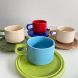 Ins Style Coffee Cup Retro European Style British Afternoon Tea Lady Style Ceramic Tea Cup and Saucer