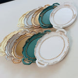 Creative Resin Display Tray Irregular Pattern Elegant Jewelry Necklace Earrings Ring Dish for Photo Props and Ornaments
