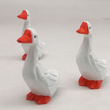 Micro Landscape Simulation Duck Decoration Landscaping Accessories Interior Resin Animal Design Crafts Gardening Decor.