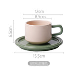 Ins Style Coffee Cup Retro European Style British Afternoon Tea Lady Style Ceramic Tea Cup and Saucer