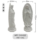 Mexico Virgin Mary Religious Resin Sculpture Art Crafts Home Decoration Exquisite Gift