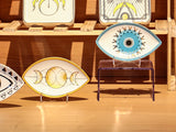 Spiritual Accessories Positive Energy Protection Evil Eye Plate Luxury Trinket Trays Table Decorations Jewelry Dish