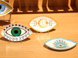 Spiritual Accessories Positive Energy Protection Evil Eye Plate Luxury Trinket Trays Table Decorations Jewelry Dish